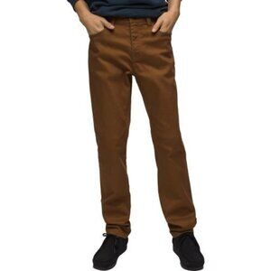 PrAna Jeans Mens 30x36 Sepia Bridger Slim Fit Straight Leg Denim 5 Pocket NWT